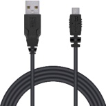 USB2.0电缆micro-B型for PlayStation4 2m黑色GM-U2CAMB20BK