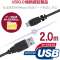 USB2.0电缆micro-B型for PlayStation4 2m黑色GM-U2CAMB20BK_2