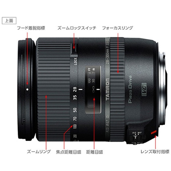 カメラレンズ 28-300mm F/3.5-6.3 Di VC PZD ブラック A010 [ニコンF 