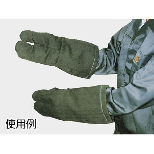 TRUSCO(トラスコ) パイク溶接保護具 3本指手袋 PYR-T3 - 3