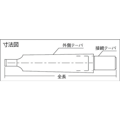 チャックアーバー焼入研磨品JT－6×MT－3 TCA53Y トラスコ中山｜TRUSCO NAKAYAMA 通販