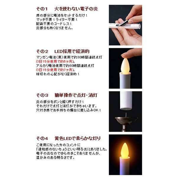 安心的蜡烛(小)2条装ARO5201_3