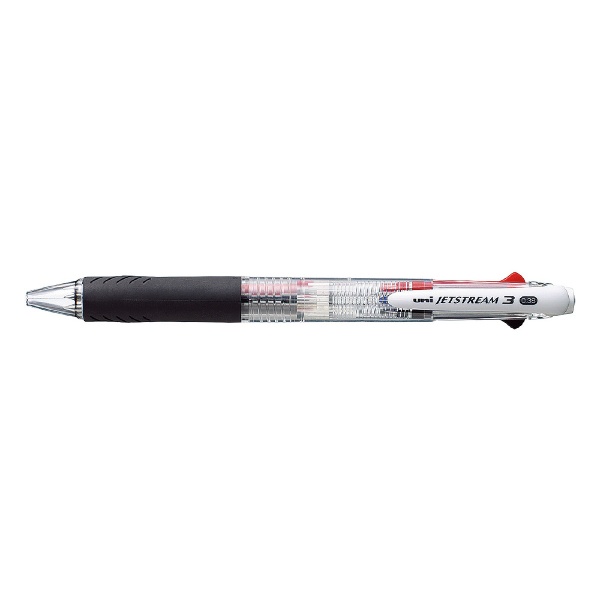 三菱鉛筆 ジェットストリーム3色0.38mm 透明 10本 ３色 油性ボールペン