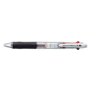 油性ボールペン ジェットストリーム 3色ボールペン 透明 ボール径 0 38mm インク色 黒 赤 青 Sxe T 三菱鉛筆 Mitsubishi Pencil 通販 ビックカメラ Com