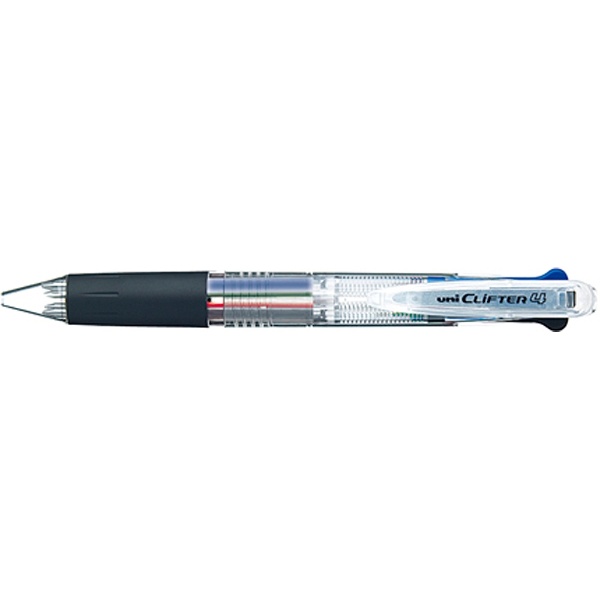 クリフター 4色ボールペン 透明 SE4354.T [0.7mm] 三菱鉛筆