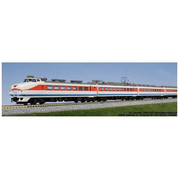 特価在庫あKATO 489系白山色 基本セット5両＋485系国鉄色3両(未使用未開封) 特急形電車