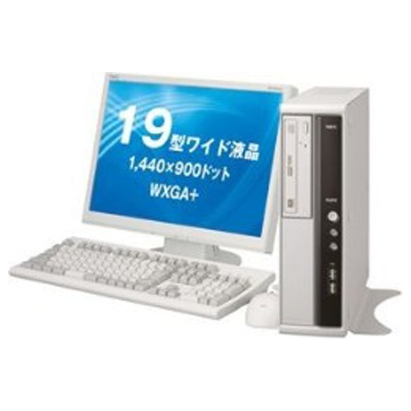 PC-MJ27ELVZ1BSH デスクトップパソコン Mate J ホワイト [19型 /intel Celeron /メモリ：2GB  /HDD：250GB /2014年]