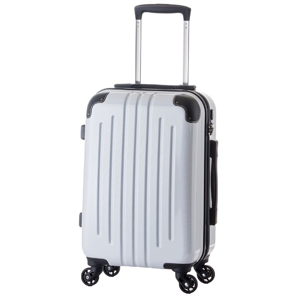 スーツケース ハードキャリー 61L カーボンホワイト ADY-5011 [TSAロック搭載]