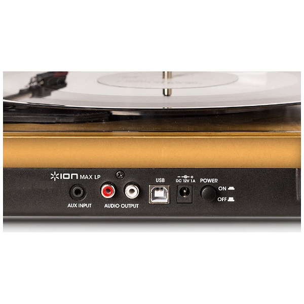 PC接続・iOS直接録音対応レコードプレーヤー MAX LP ION Audio 