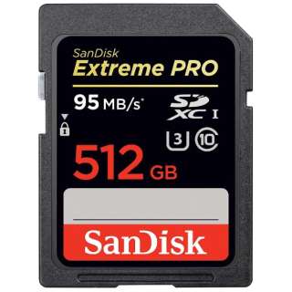 SDXC卡ExtremePRO(ekusutorimupuro)SDSDXPA-512G-JU3[512GB/Class10]