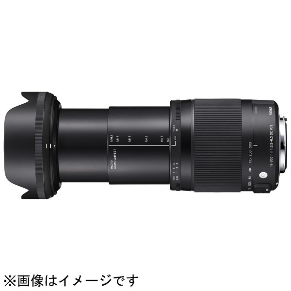 カメラレンズ 18-300mm F3.5-6.3 DC MACRO OS HSM APS-C用 Contemporary ブラック [キヤノンEF  /ズームレンズ] シグマ｜SIGMA 通販