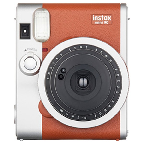 インスタントカメラ instax mini 90 チェキ ネオクラシック ブラウン 直輸入品激安 高級