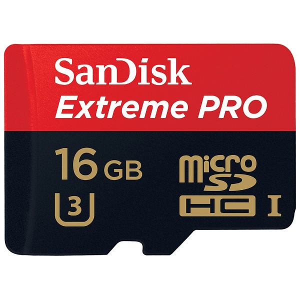 microSDHCJ[h ExtremePROiGNXg[vjV[Y SDSDQXP-016G-J35A [16GB /Class10]