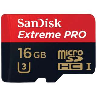 microSDHCJ[h ExtremePROiGNXg[vjV[Y SDSDQXP-016G-J35A [16GB /Class10]