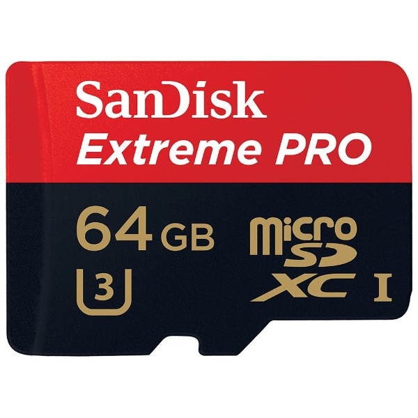 超ポイントアップ祭 microSDXCカード ExtremePRO 低価格で大人気の エクストリームプロ SDSDQXP-064G-J35A Class10 64GB