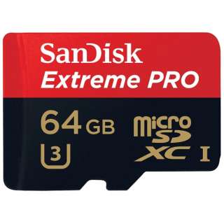 microSDXCJ[h ExtremePROiGNXg[vj SDSDQXP-064G-J35A [64GB /Class10]_1