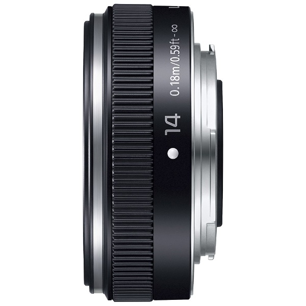 カメラレンズ LUMIX G 14mm/F2.5 II ASPH. LUMIX（ルミックス） ブラック H-H014A-K [マイクロフォーサーズ  /単焦点レンズ]