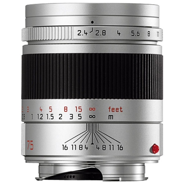 メーカー在庫限り品 カメラレンズ M F2.4 75mm SUMMARIT 単焦点レンズ 出荷 ライカM ズマリット シルバー