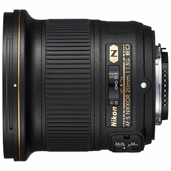 カメラレンズ AF-S NIKKOR 20mm f/1.8G ED NIKKOR（ニッコール） ブラック [ニコンF /単焦点レンズ]