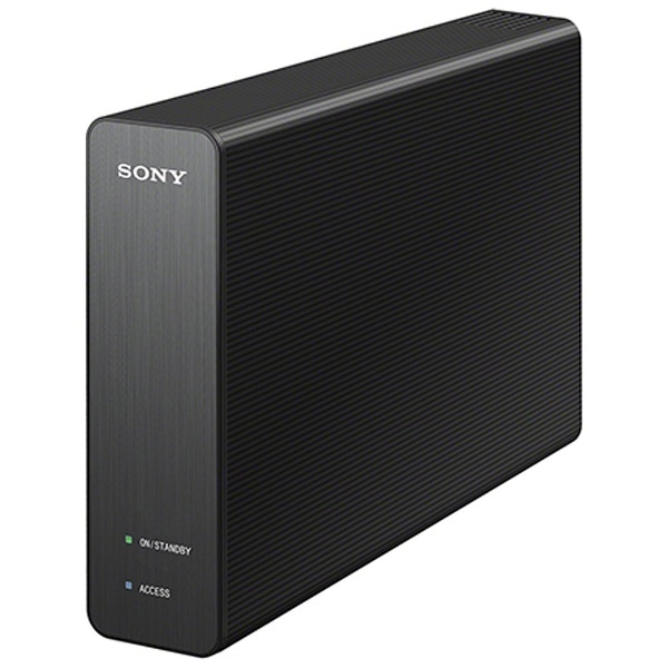 ソニー TV録画用 据え置き型外付けHDD(3TB) ブラック 縦置き・横置き自由なアルミパネル付 HD-U3 - 3