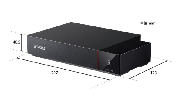 HD-AVQ1.0U2/V 外付けHDD ブラック [1TB /据え置き型]