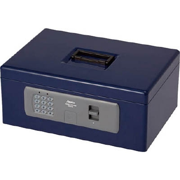MCB700 デジタル手提金庫 Asmix（アスミックス） ブルー [鍵式＋テンキー式] アスカ｜ASKA 通販