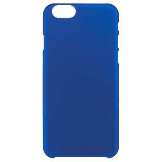 iPhone 6事情橡胶包蓝色SoftBank SELECTION SB-IA10-HCRB/BL