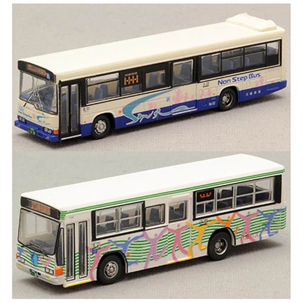 ザ・バスコレクション 1/150 ローカル路線バス乗り継ぎの旅 （松阪~松本城編） 2台セット