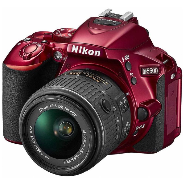 Nikon D5500 18-55 VR II レンズキット レット 赤