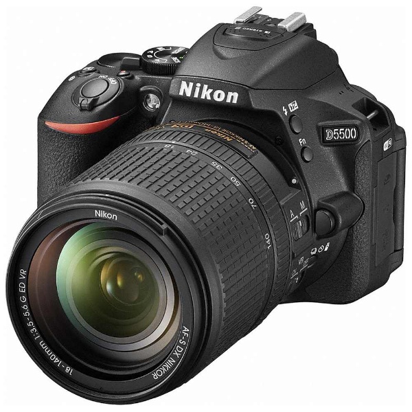 D5500 デジタル一眼レフカメラ 18-140 VR レンズキット ブラック ...