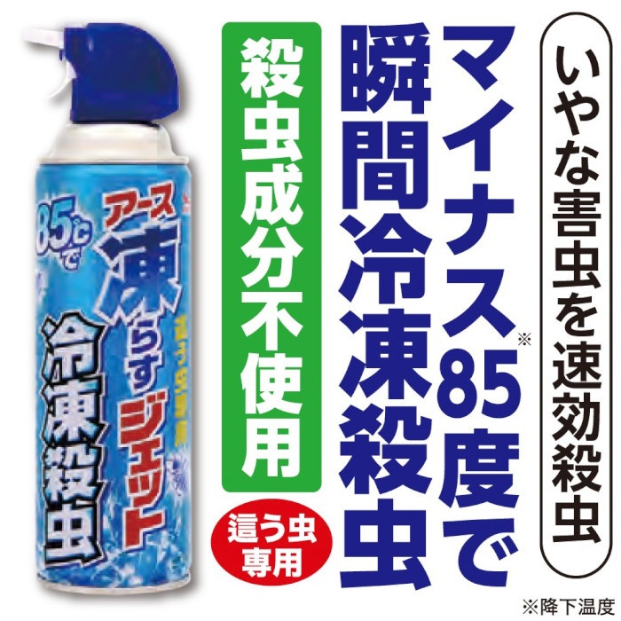 凍らすジェット冷凍殺虫 300ml〔殺虫剤〕 アース製薬｜Earth 通販 | ビックカメラ.com