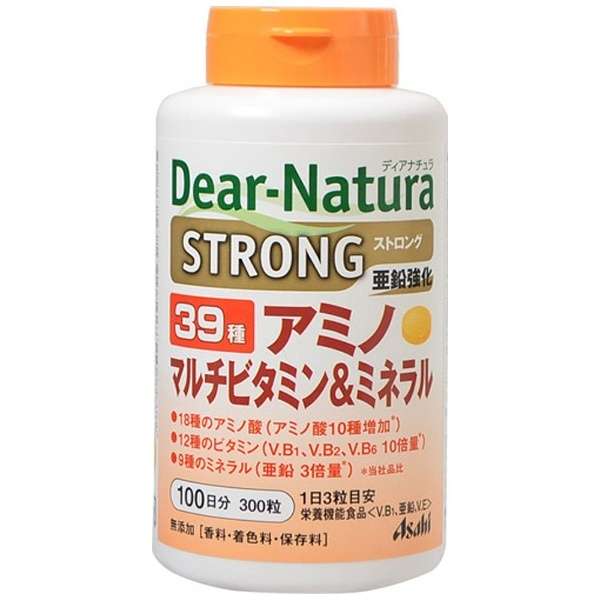 Dear-Natura（ディアナチュラ） ストロング 39種アミノマルチビタミン＆ミネラル（300粒）〔栄養補助食品〕 アサヒグループ食品