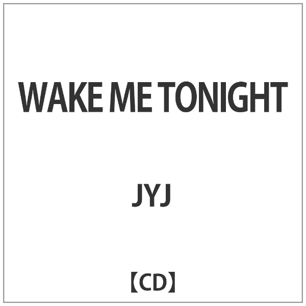 海外輸入 JYJ WAKE ME 注目ブランド TONIGHT CD