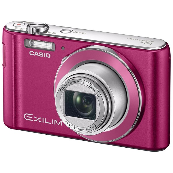 CASIO コンパクトデジタルカメラ ピンク EXILIM 【EX-ZR400】