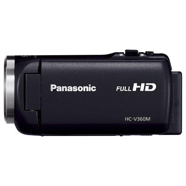 Panasonic HC-V360M ハイビジョンカメラ ブラック（布ケ−ス付）レンズ
