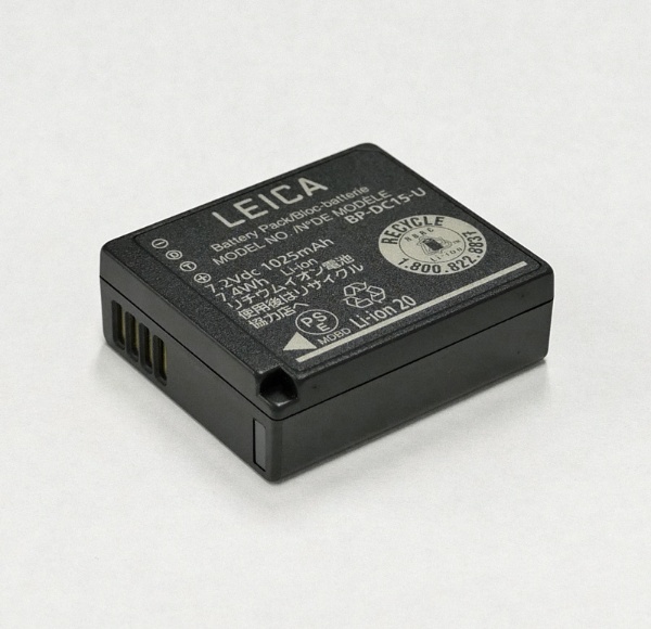 C-LUX/D-LUX用リチウムイオンバッテリー BP-DC15-U