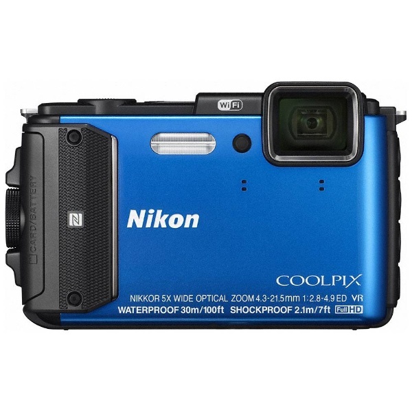 AW130 コンパクトデジタルカメラ COOLPIX（クールピクス） ブルー