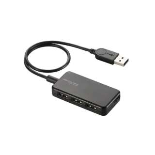 U2HS-A402B USBハブ　Windowsタブレット向け ブラック [バスパワー /4ポート /USB2.0対応 ]