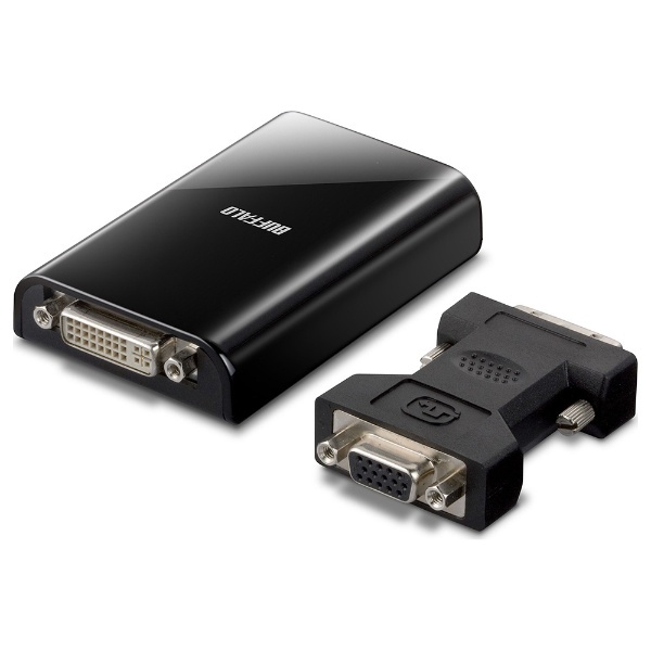 ディスプレイ増設アダプター［USB2.0 to DVI／D-sub］ GX-DVI/U2C