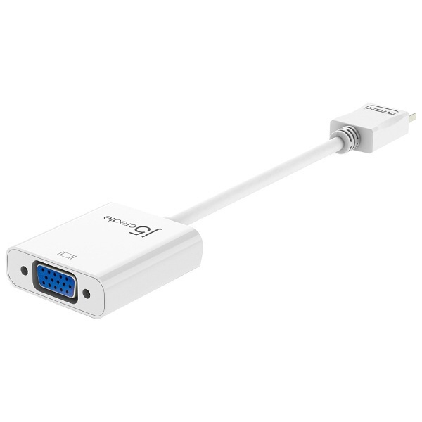 Ѵץ [HDMI ᥹ VGA] micro USB᥹ /3.5mm ۥ磻 JDA213J [HDMIVGA /0.1m]