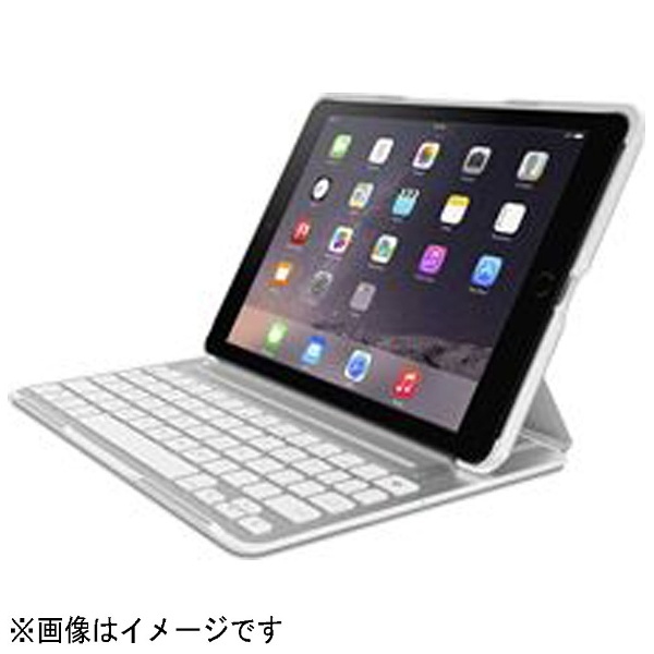 iPad Air 2用　QODE Ultimate Pro キーボードケース　ホワイト　F5L176qeWHT