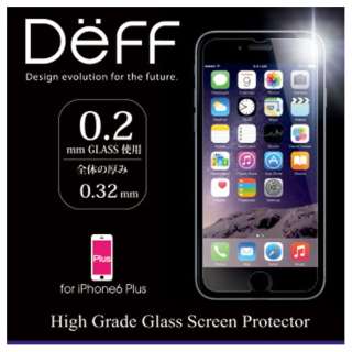 iPhone 6 Plusp@High Grade Glass Screen Protector ɔ0.2mm@DG-IP6PG2F