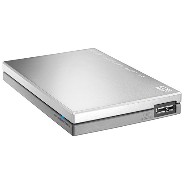 HDPC-UT500SE 外付けHDD シルバー [500GB /ポータブル型] I-O DATA