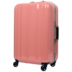 スーツケース フレームタイプ軽量ハードケース 53L LIGHTNING NEO（ライトニングネオ） ピンク 6702-58-PK [TSAロック搭載]