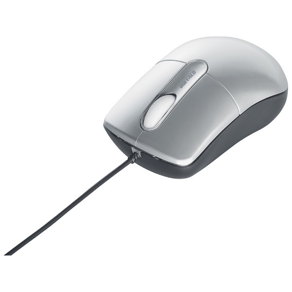 マウス シルバー BSMOU27SMSV [光学式 /有線 /3ボタン /USB BUFFALO｜バッファロー 通販