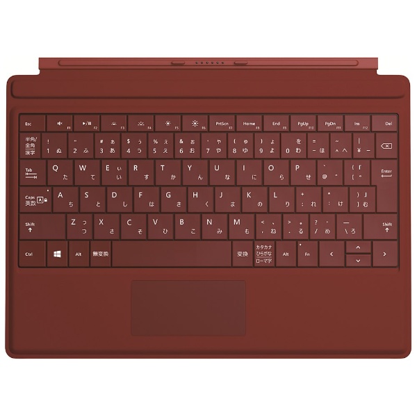 純正】 Surface 3専用 Type Cover レッド A7Z-00071 マイクロソフト 
