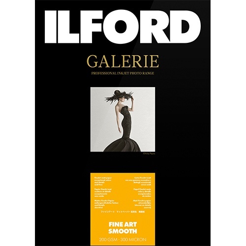 ギャラリーファインアートスムース 200gsm （A4サイズ・25枚） GALERIE Fine Art Smooth 422153  イルフォード｜ILFORD 通販
