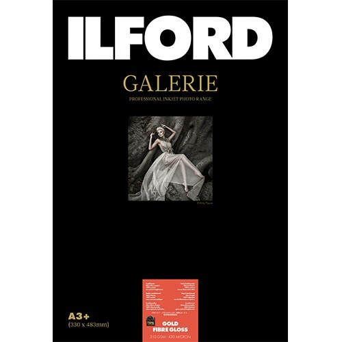 ギャラリープレステージ ゴールドファイバーグロス 310g/m2 （A3ノビサイズ・25枚） GALERIE Gold Fibre Gloss  422366 イルフォード｜ILFORD 通販