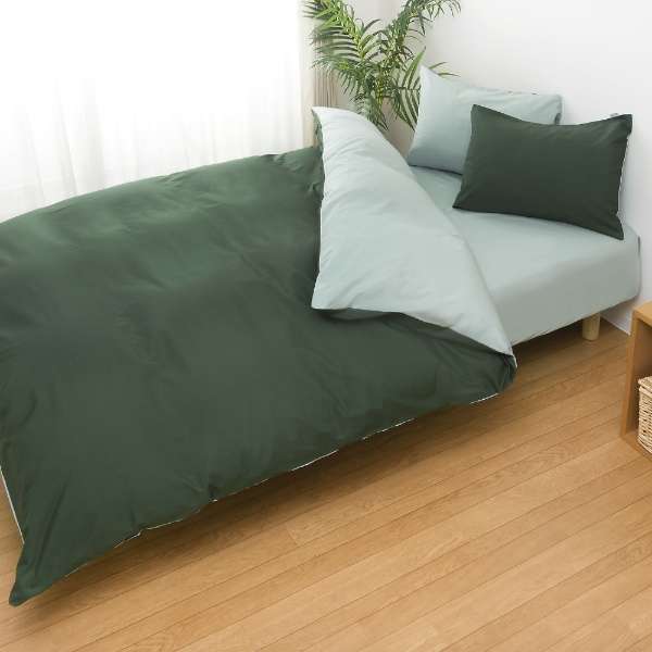 [被褥床罩]FROM单人尺寸(棉100%/150×210cm/苔绿色)_2