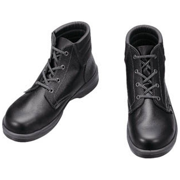 シモン 安全靴 編上靴 SL22-BL黒 ブルー 26.5cm SL22BL26.5 - 5
